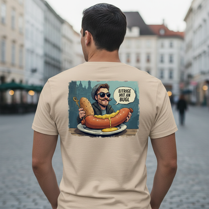 Strizzi Boutique "Eitrige mit an Bugl" - Unisex T-Shirt