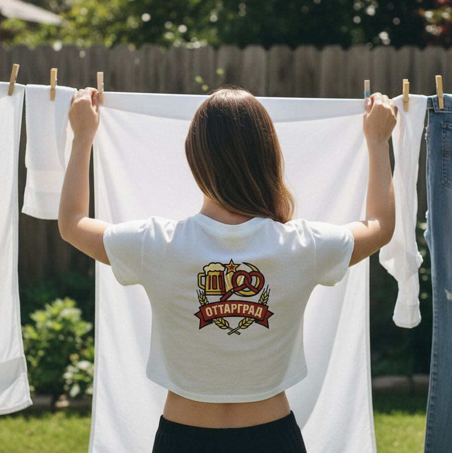 Strizzi Boutique "Ottagrad" - Women’s crop top KRY hinten
