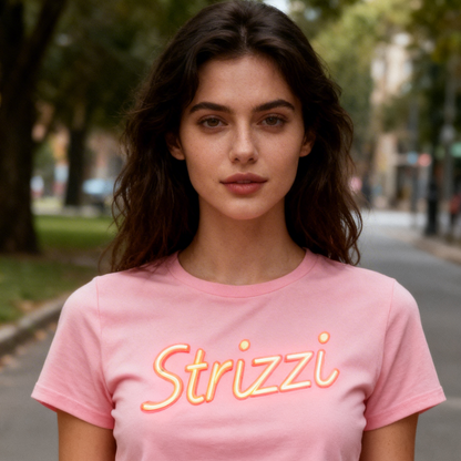 Strizzi Boutique "Schrift Gelb" - Women’s crop top