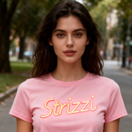 Strizzi Boutique "Schrift Gelb" - Women’s crop top