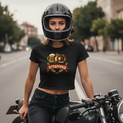 Strizzi Boutique "Ottagrad" - Women’s crop top KRY hinten