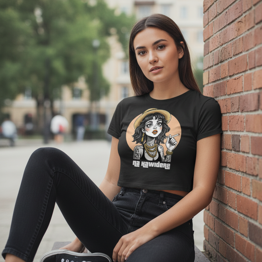 Strizzi Boutique "Na Hawidere" - Women’s crop top vorne