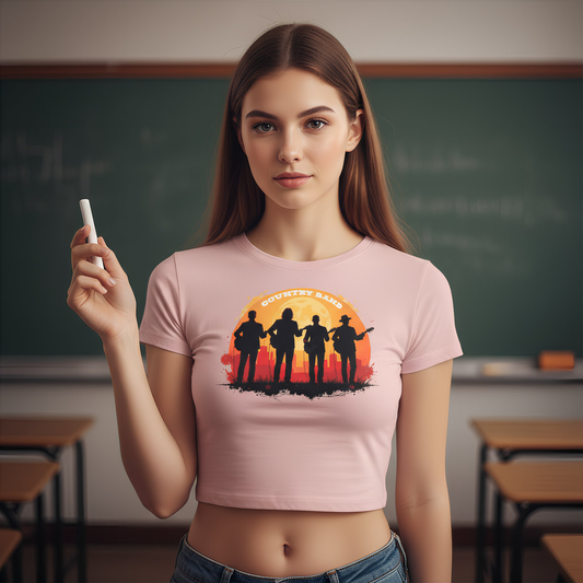 Strizzi Boutique "Country Band" - Women’s crop top