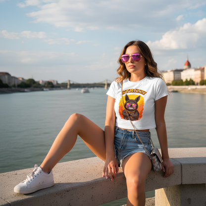 Strizzi Boutique "Heatwave Hugo" - Women’s crop top hinten