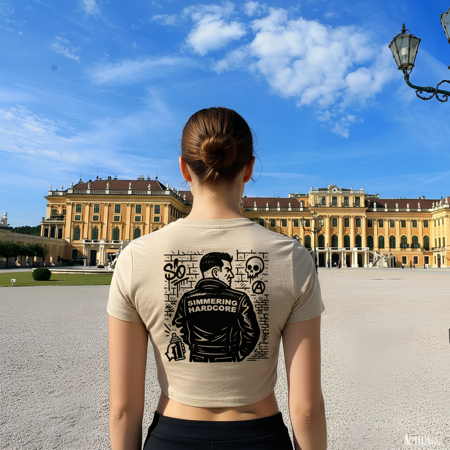 Strizzi Boutique "Simmering Hardcore" Deutsch- Women’s crop top DE