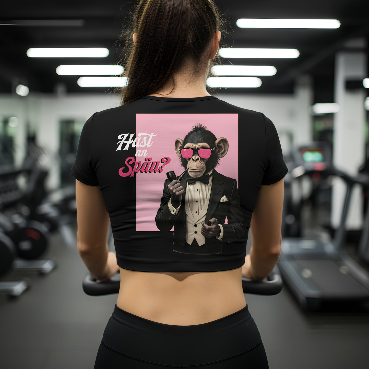 Strizzi Boutique "Hast an Späu?"- Women’s crop top