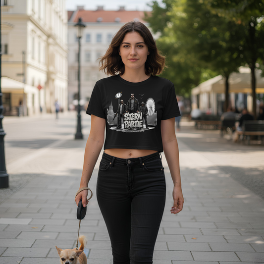 Strizzi Boutique "Stern Partie" Deutsch- Women’s crop top DE