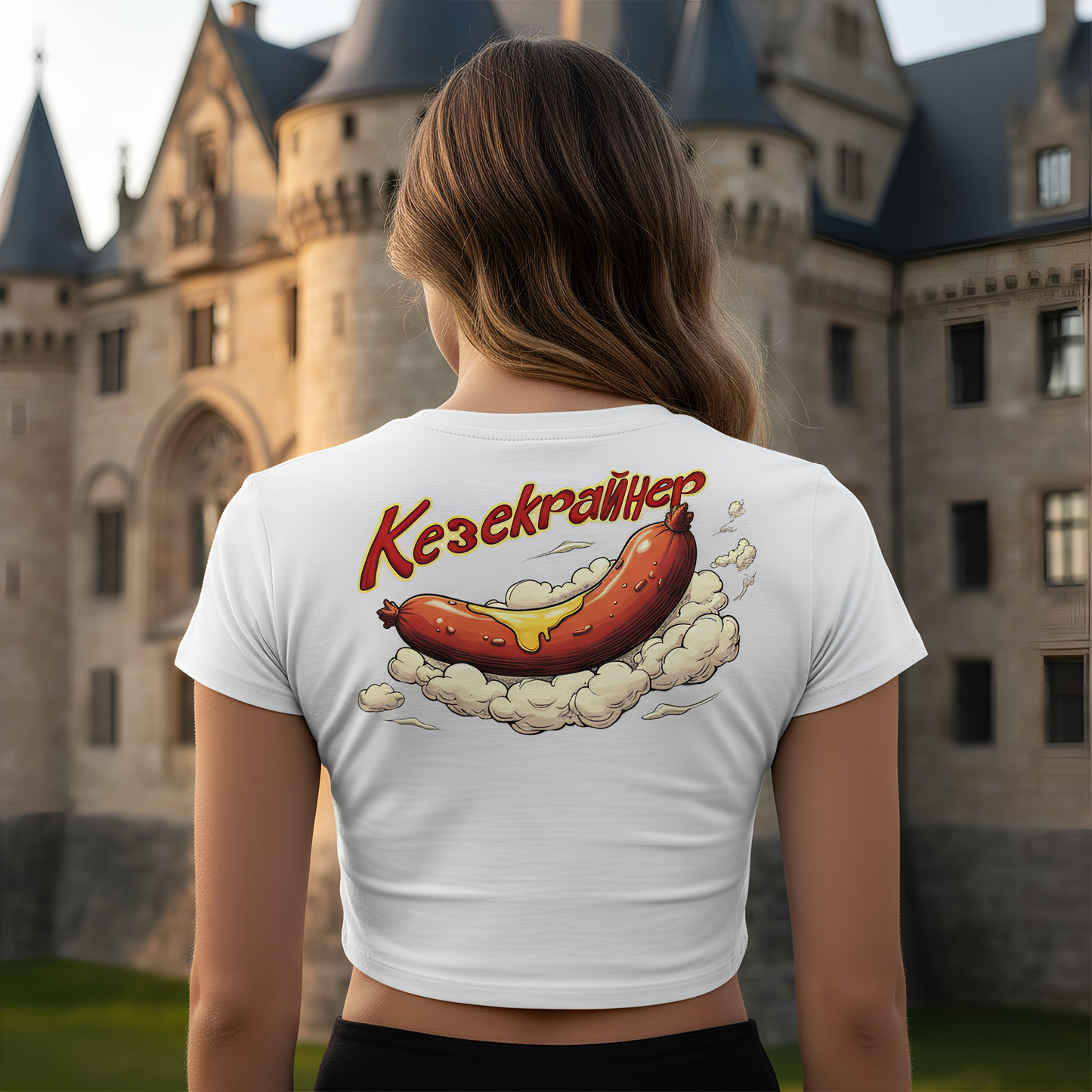 Strizzi Boutique "Käsekrainer"- Women’s crop top KYR