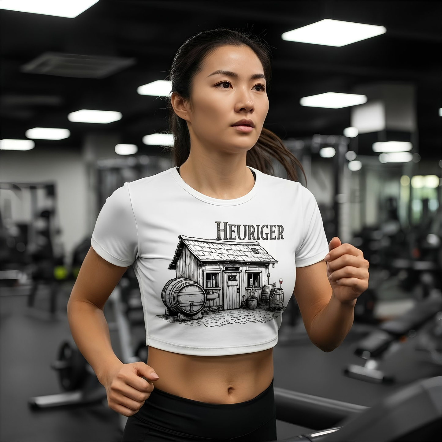 Strizzi Boutique "Heuriger" Deutsch - Women’s crop top DE