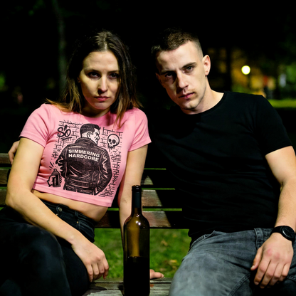 Strizzi Boutique "Simmering Hardcore" Deutsch- Women’s crop top DE