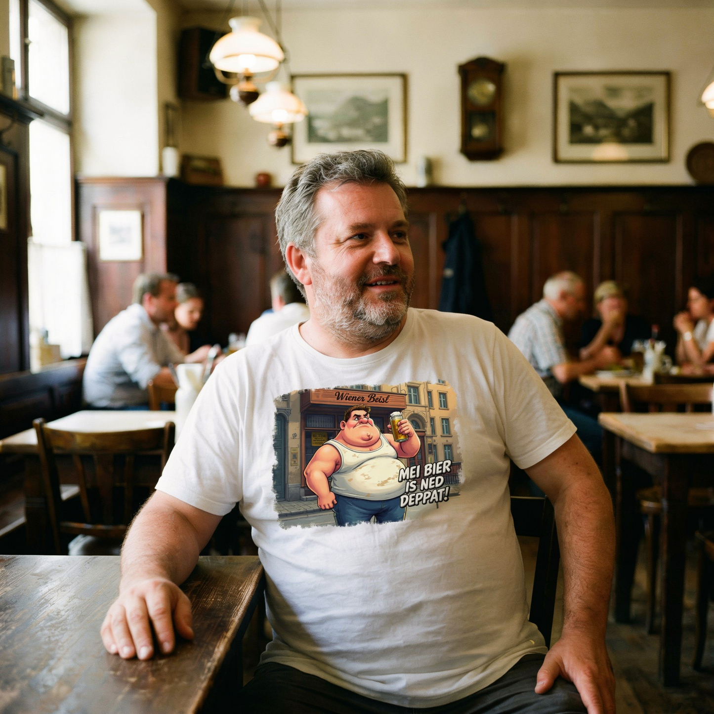 Strizzi Boutique "Mei Bier is ned deppat" - Unisex T-Shirt