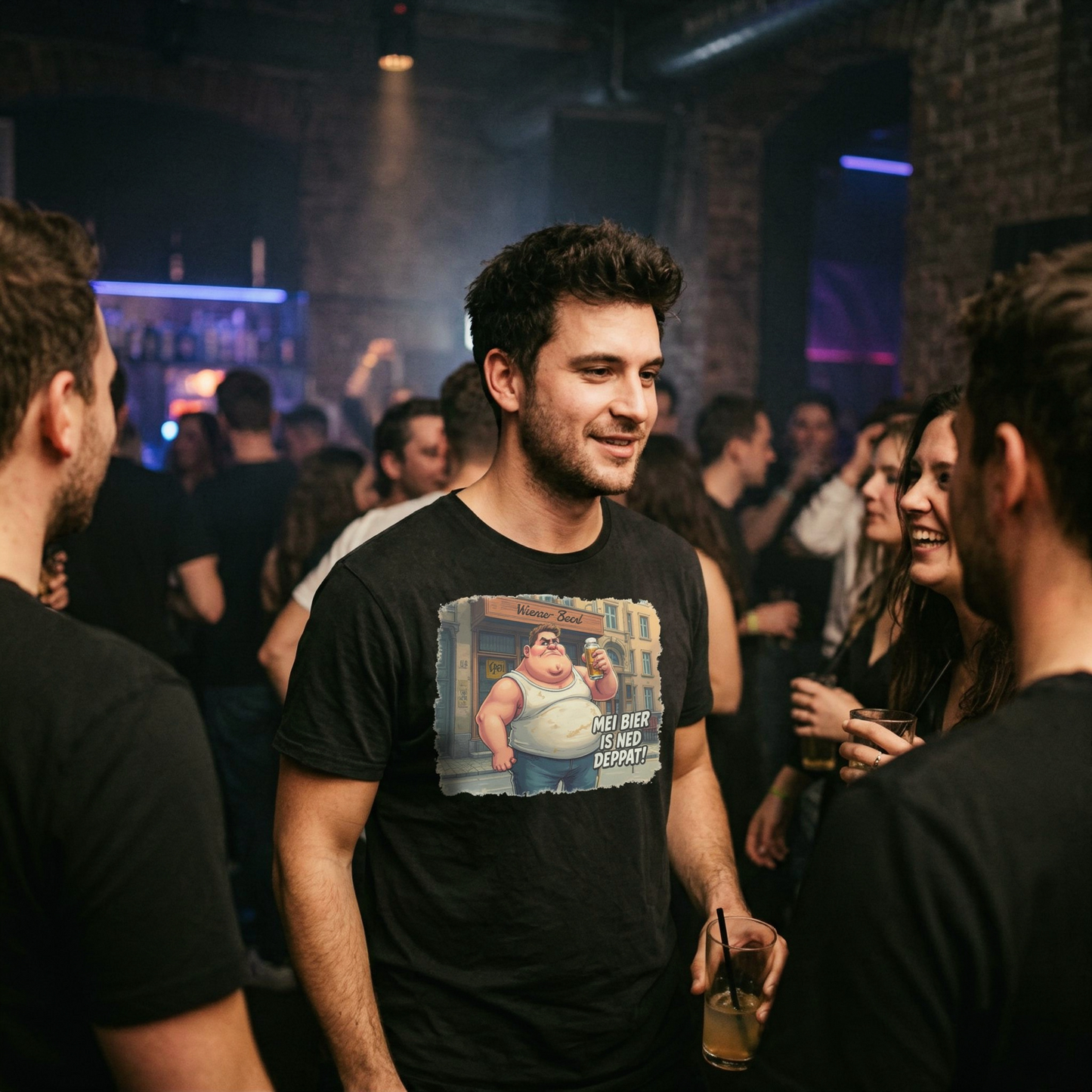 Strizzi Boutique "Mei Bier is ned deppat" - Unisex T-Shirt