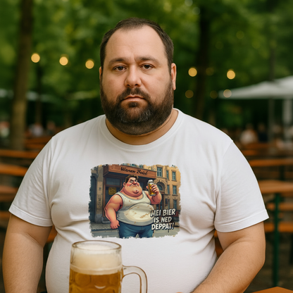 Strizzi Boutique "Mei Bier is ned deppat" - Unisex T-Shirt