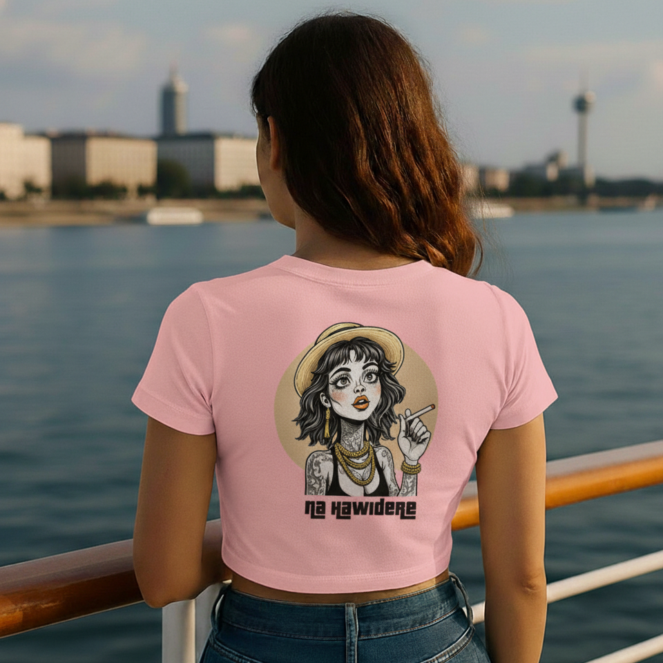 Strizzi Boutique "Na Hawidere" - Women’s crop top vorne