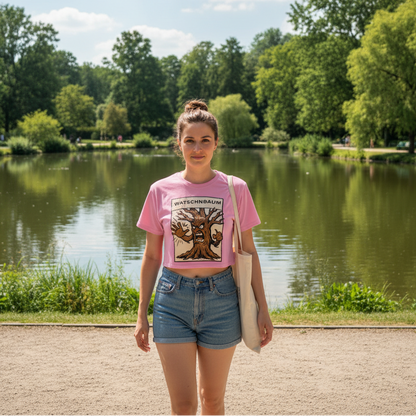 Strizzi Boutique "Watschnbaum" - Vorne - Women's crop top DE