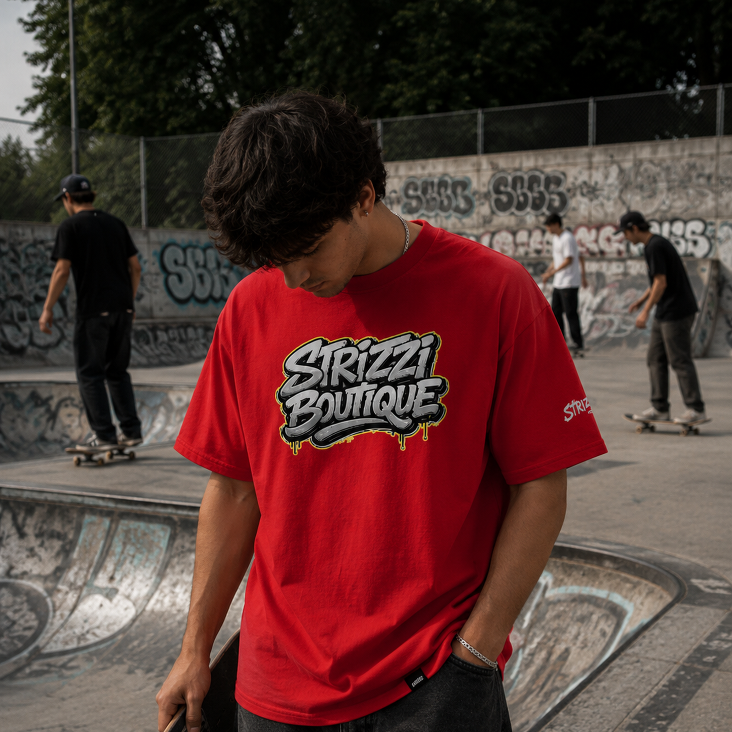 Strizzi Boutique "Graffiti 1" - Unisex classic tee Vorne