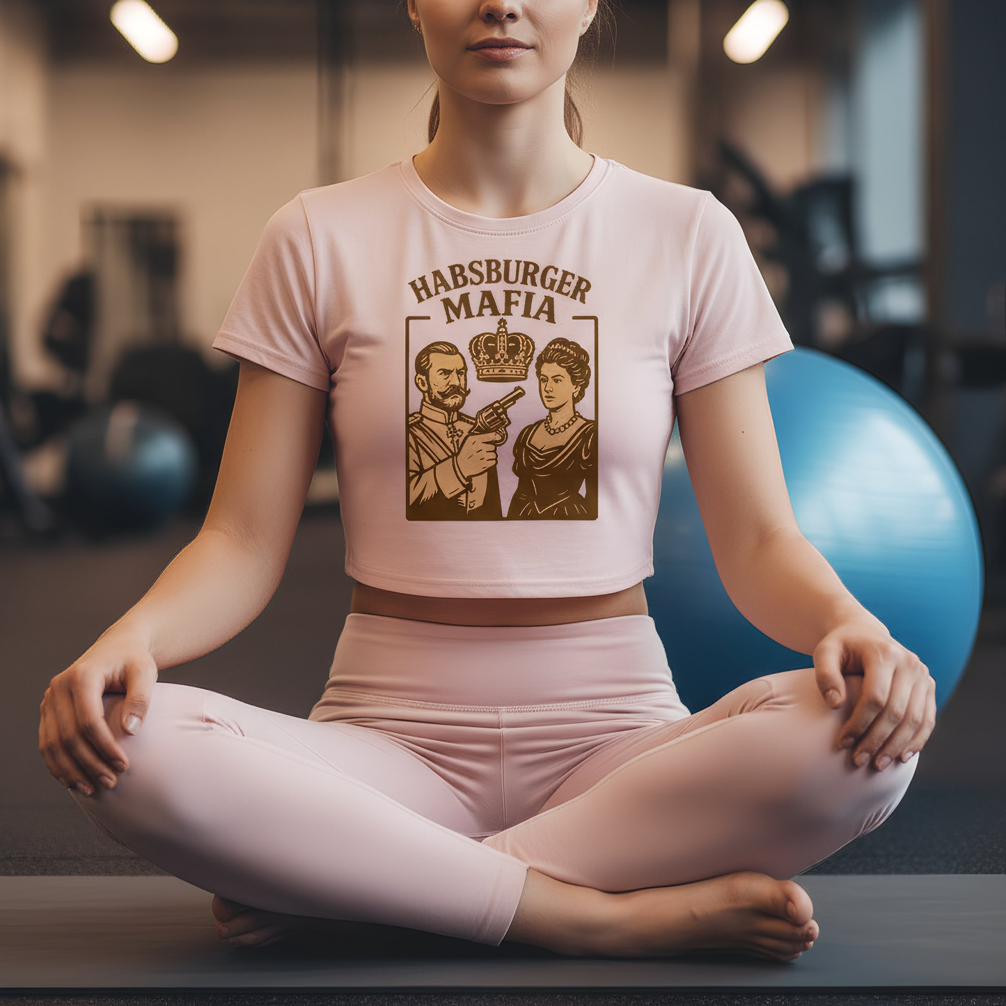 Strizzi Boutique "Habsburger Mafia" Deutsch- Women’s crop top DE