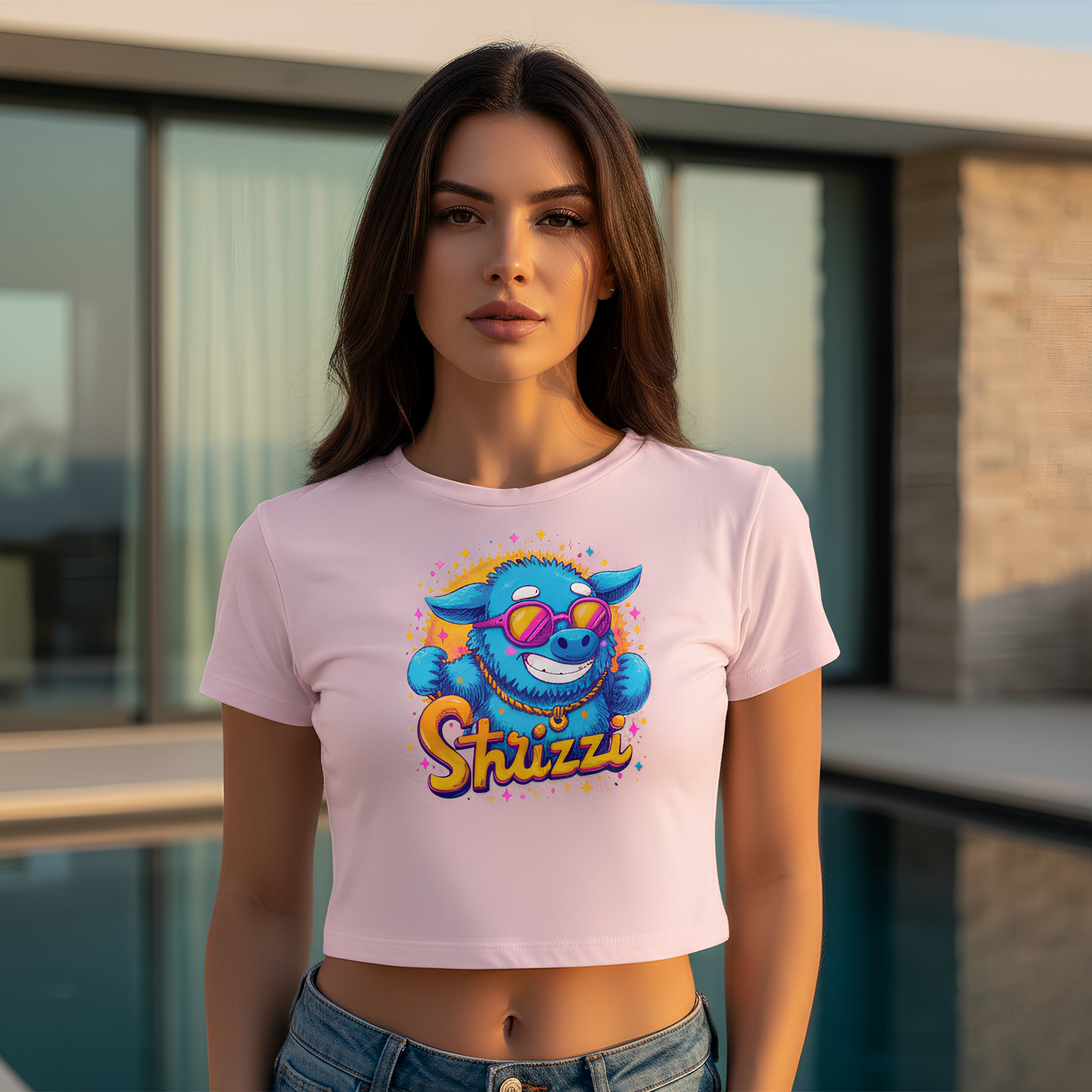 Strizzi Boutique "Swinefluencer"- Women’s crop top