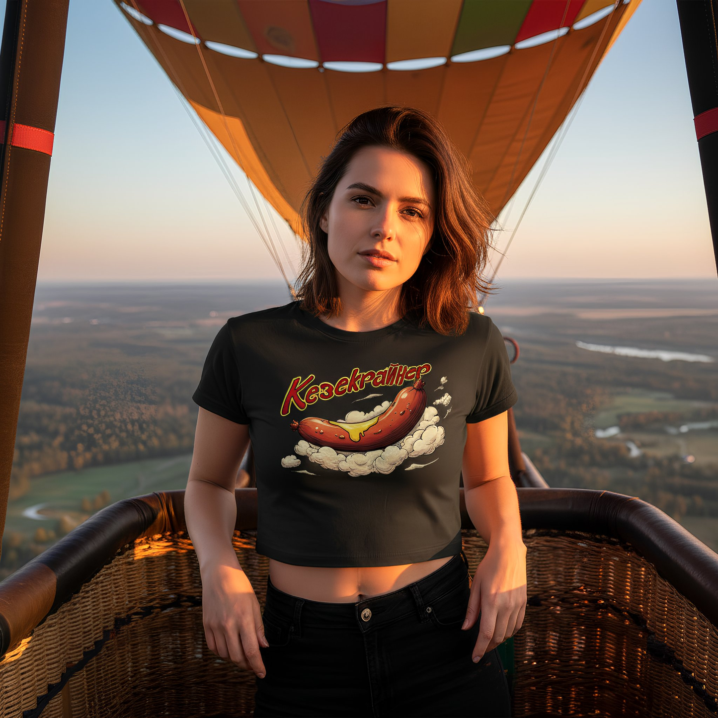 Strizzi Boutique "Käsekrainer"- Women’s crop top KYR