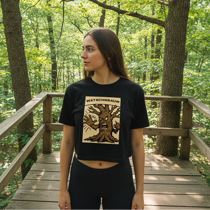 Strizzi Boutique "Watschnbaum" - Vorne - Women's crop top DE