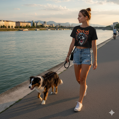 Strizzi Boutique "Strizzihound" - Women’s crop top hinten